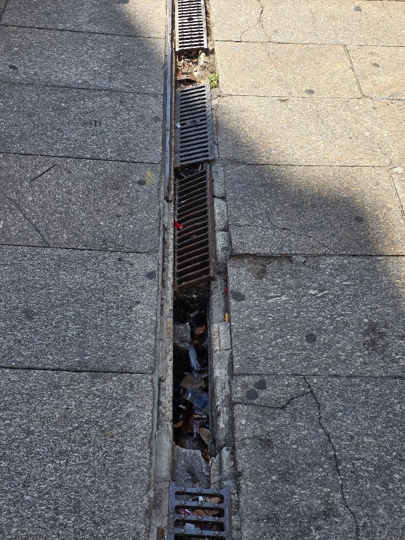 El abandono en la zona peatonal: un mes con una trampa mortal frente a la indiferencia del Ayuntamiento